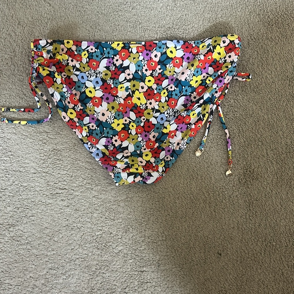 Anne Cole Floral Halter Bikini size LG - Picture 7 of 7